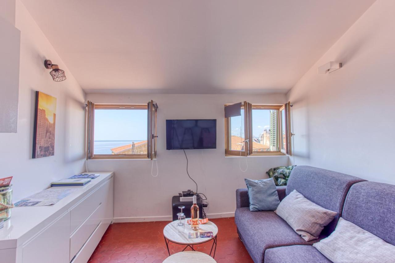 Appartement Gilly 4 - Exceptional 2Beds, Sea View, Modern,A/C, Old Town à Nice Extérieur photo